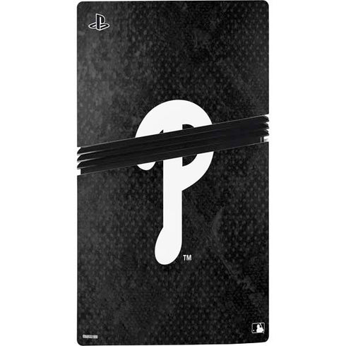 MLB Philadelphia Phillies Dark Wash PS5 Pro Disk Bundle  Skin